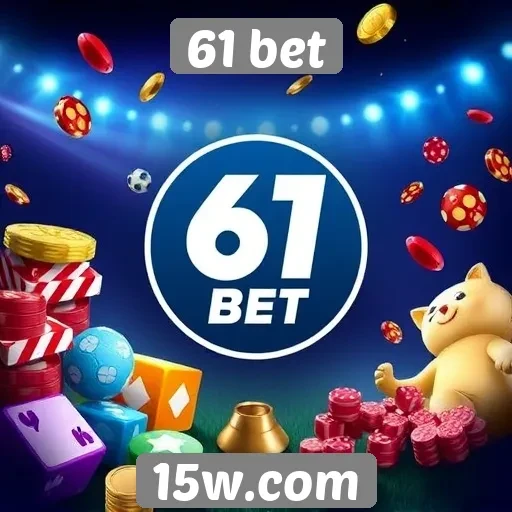 Variedade de jogos disponíveis no 61 bet